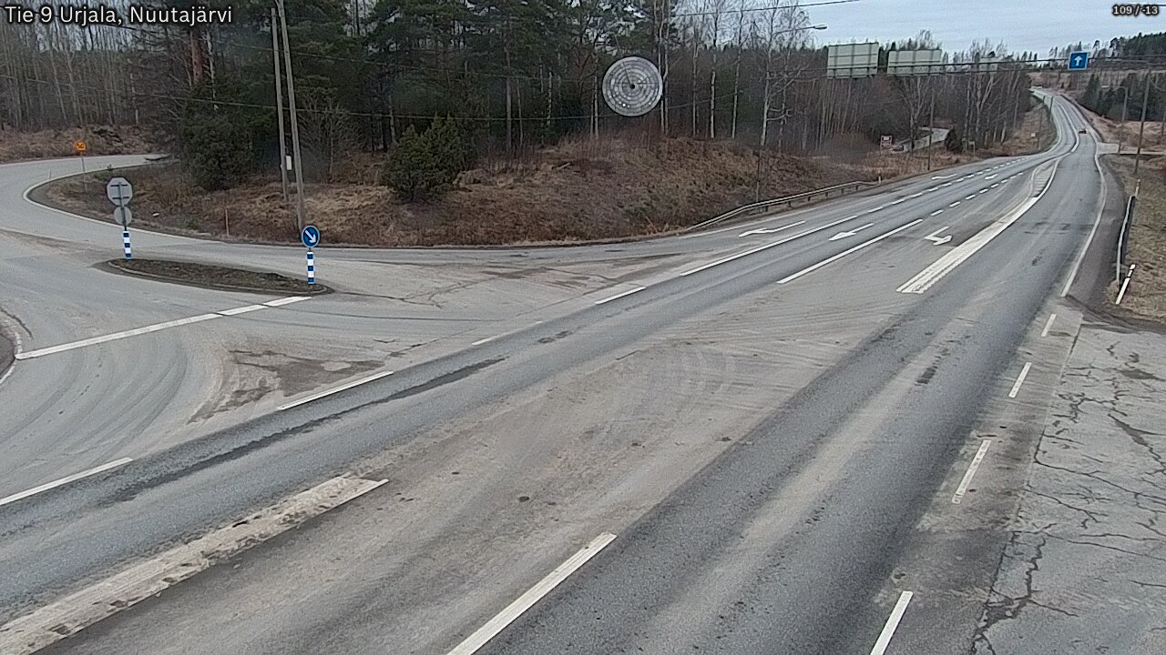 Kelikamerat Kuva Tie 9 Urjala, Nuutajärvi, Urjala, Pirkanmaa