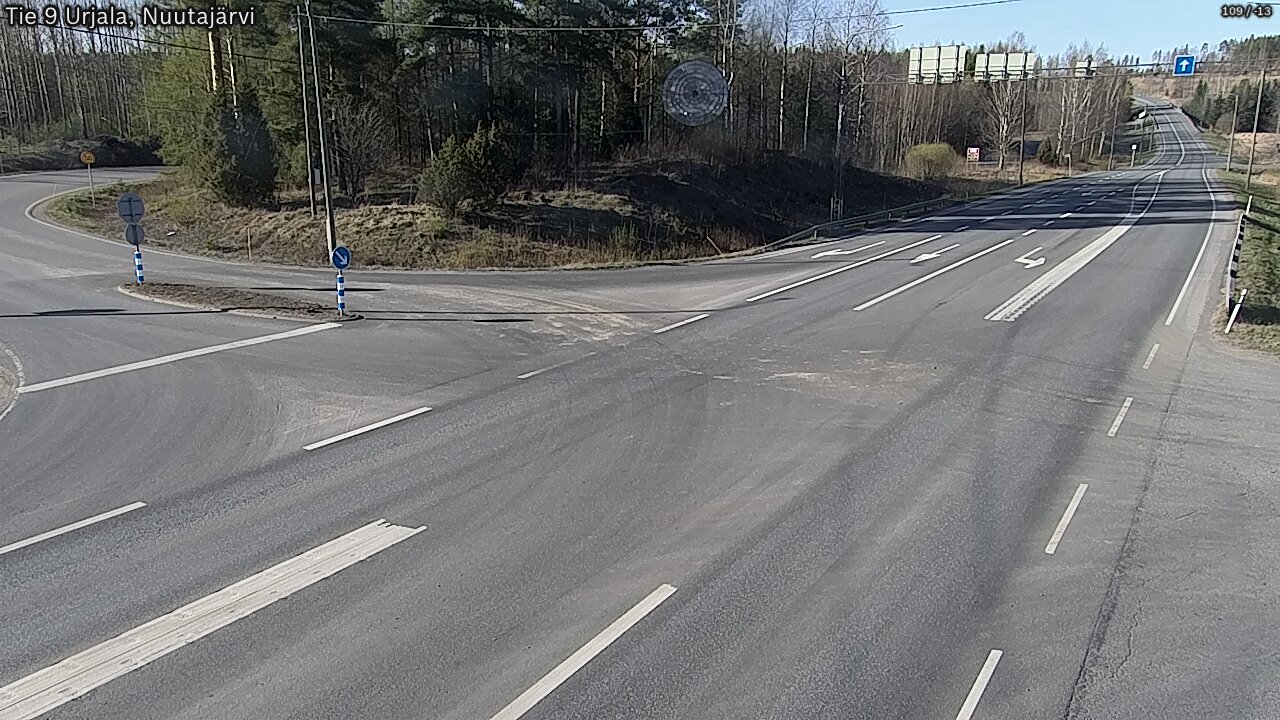 Kelikamerat Kuva Tie 9 Urjala, Nuutajärvi, Urjala, Pirkanmaa