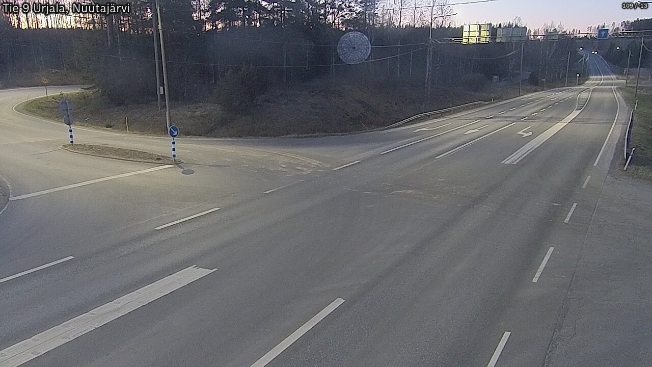 Kelikamerat Kuva Tie 9 Urjala, Nuutajärvi, Urjala, Pirkanmaa