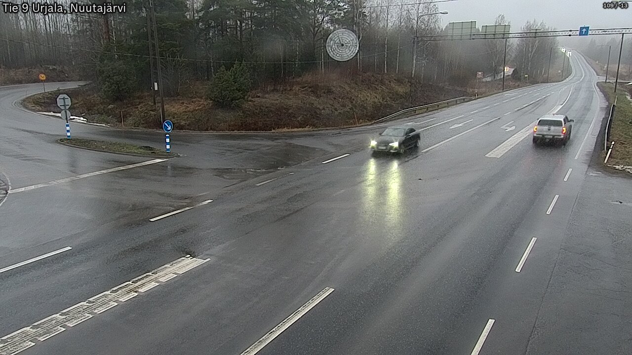 Weather Camera Image Road 9 Urjala, Nuutajärvi, Urjala, Pirkanmaa