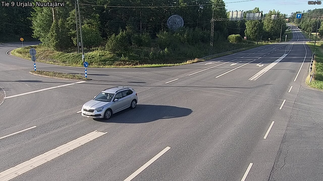 Kelikamerat Kuva Tie 9 Urjala, Nuutajärvi, Urjala, Pirkanmaa