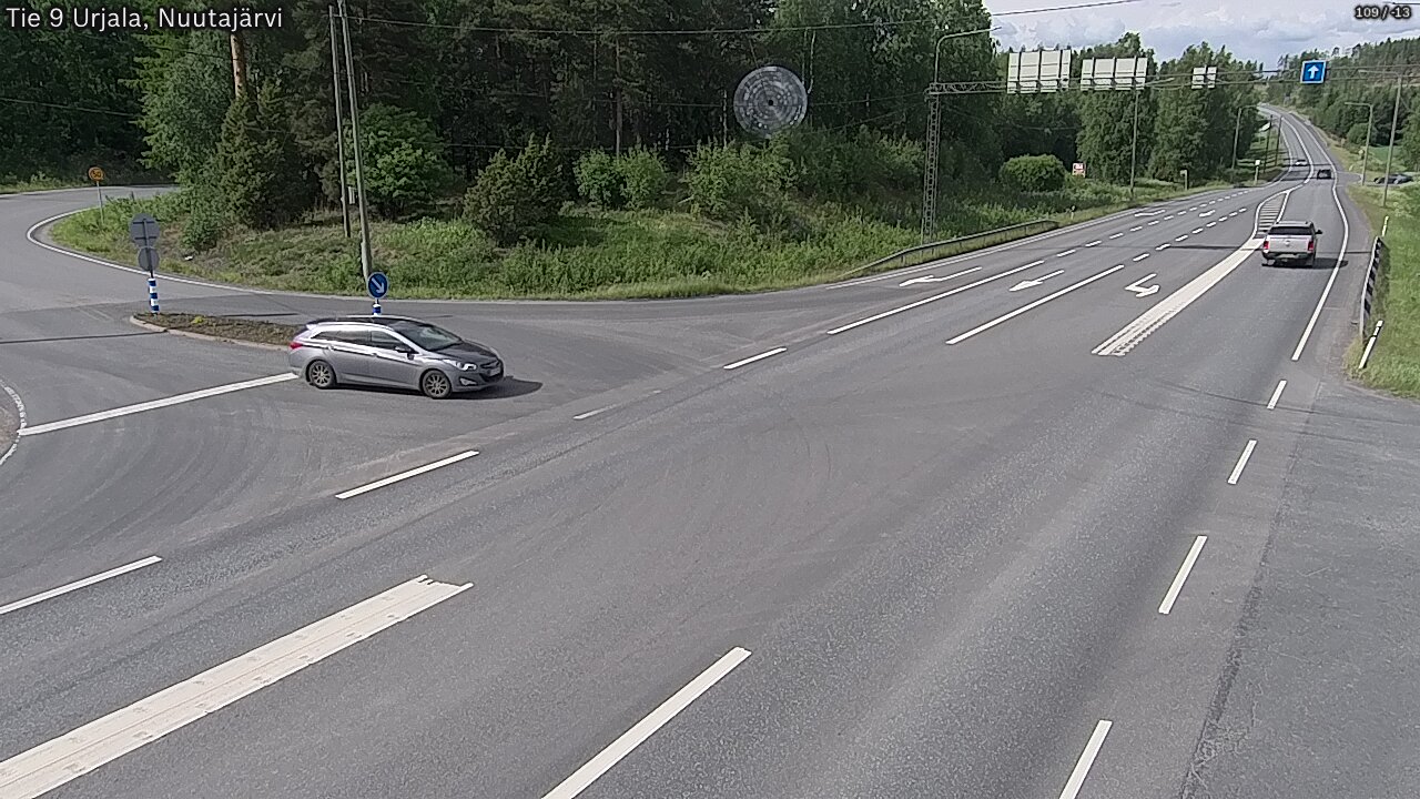 Kelikamerat Kuva Tie 9 Urjala, Nuutajärvi, Urjala, Pirkanmaa