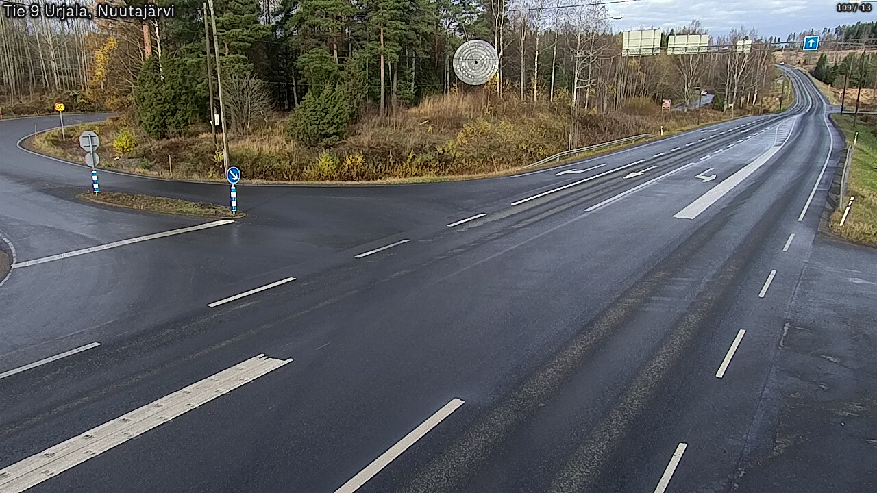 Kelikamerat Kuva Tie 9 Urjala, Nuutajärvi, Urjala, Pirkanmaa