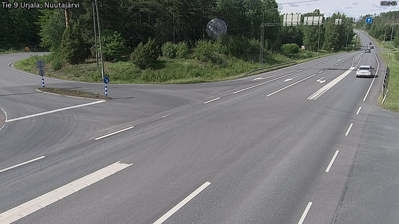 Kelikamerat Kuva Tie 9 Urjala, Nuutajärvi, Urjala, Pirkanmaa