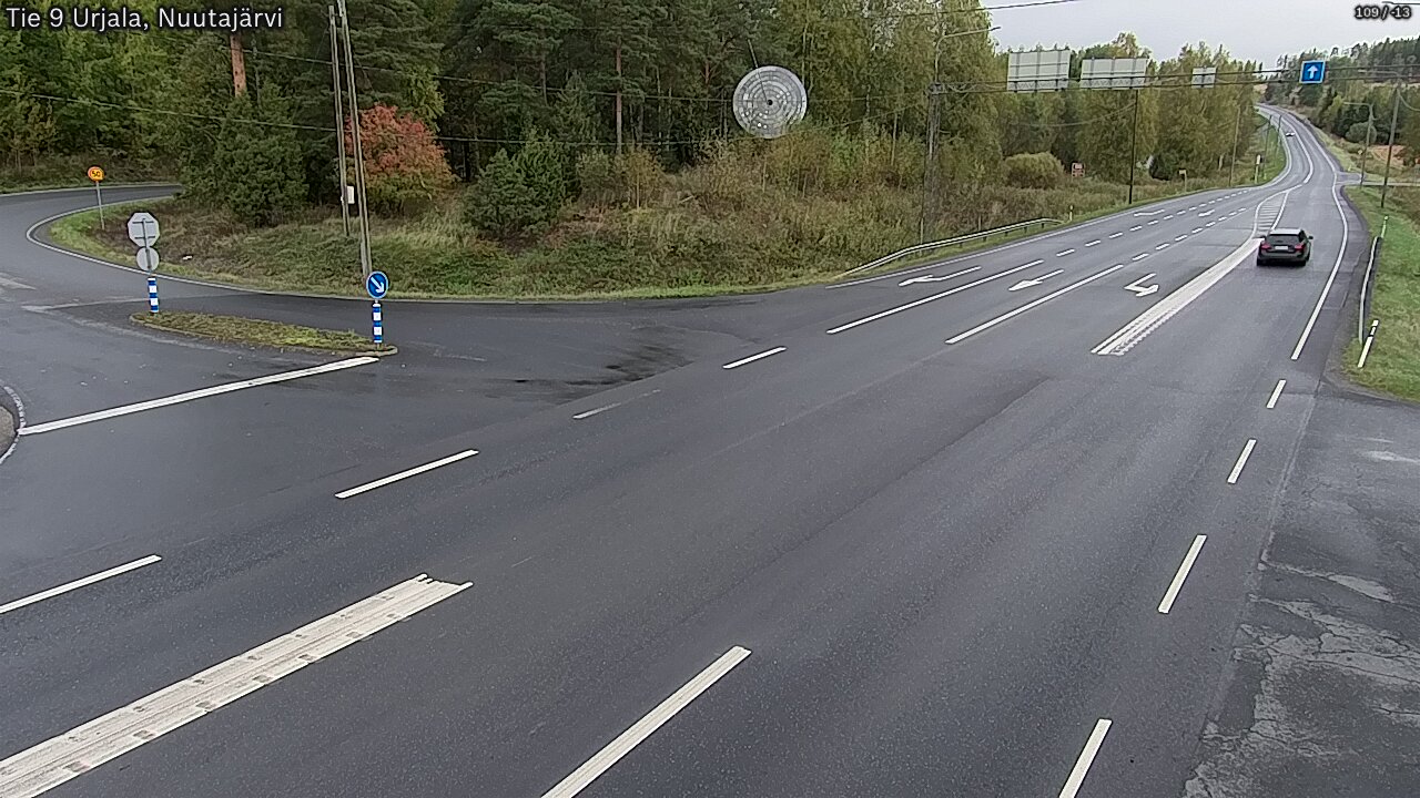 Kelikamerat Kuva Tie 9 Urjala, Nuutajärvi, Urjala, Pirkanmaa