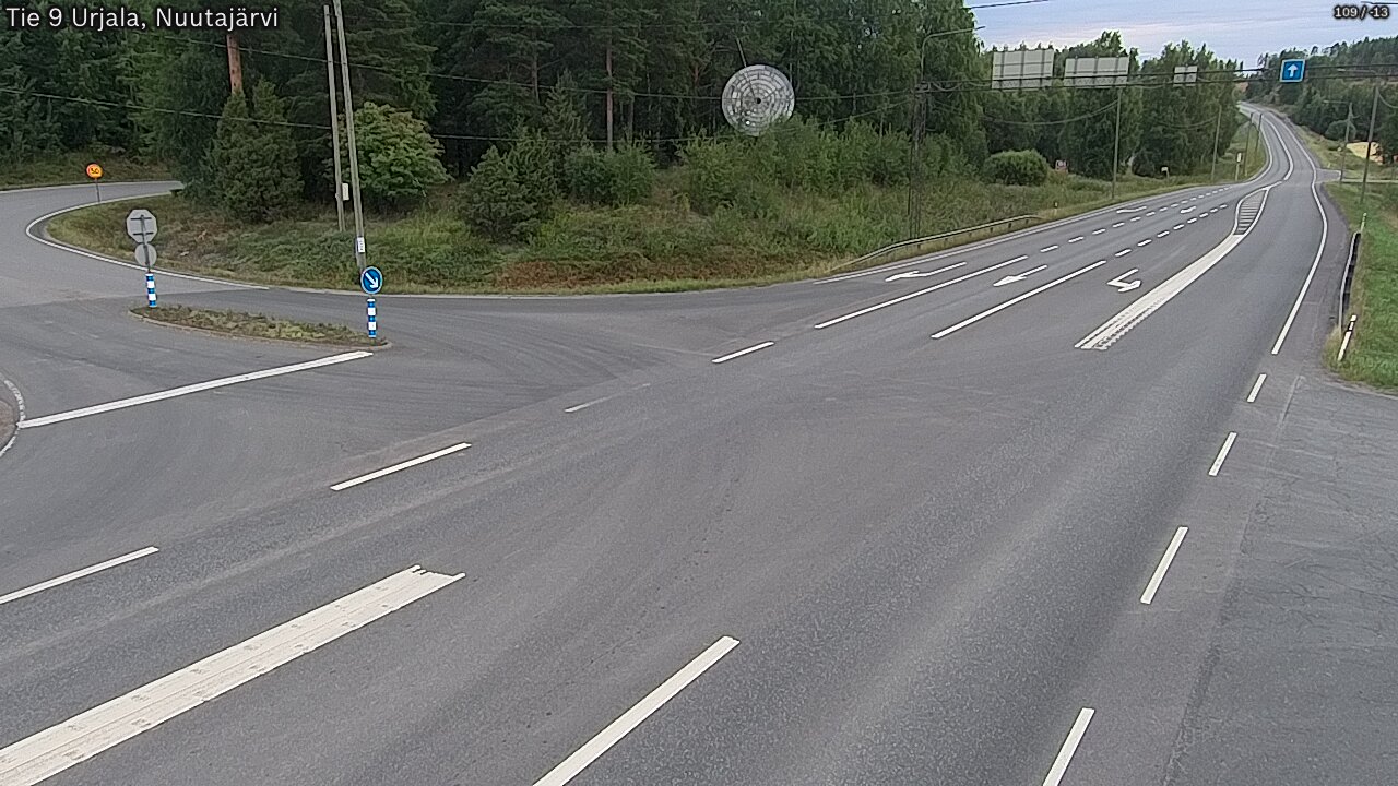 Kelikamerat Kuva Tie 9 Urjala, Nuutajärvi, Urjala, Pirkanmaa