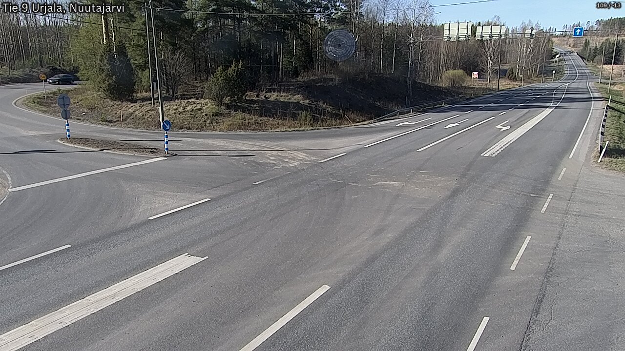Kelikamerat Kuva Tie 9 Urjala, Nuutajärvi, Urjala, Pirkanmaa