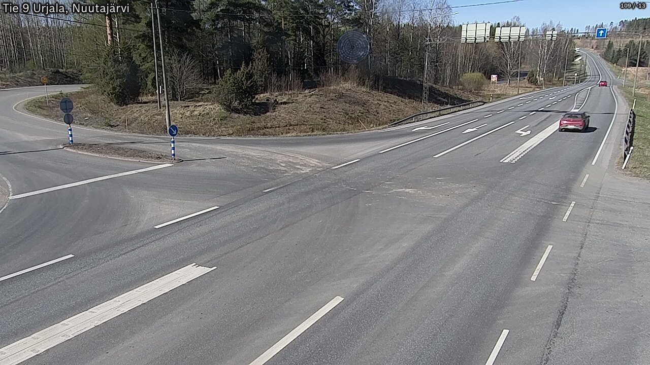 Kelikamerat Kuva Tie 9 Urjala, Nuutajärvi, Urjala, Pirkanmaa