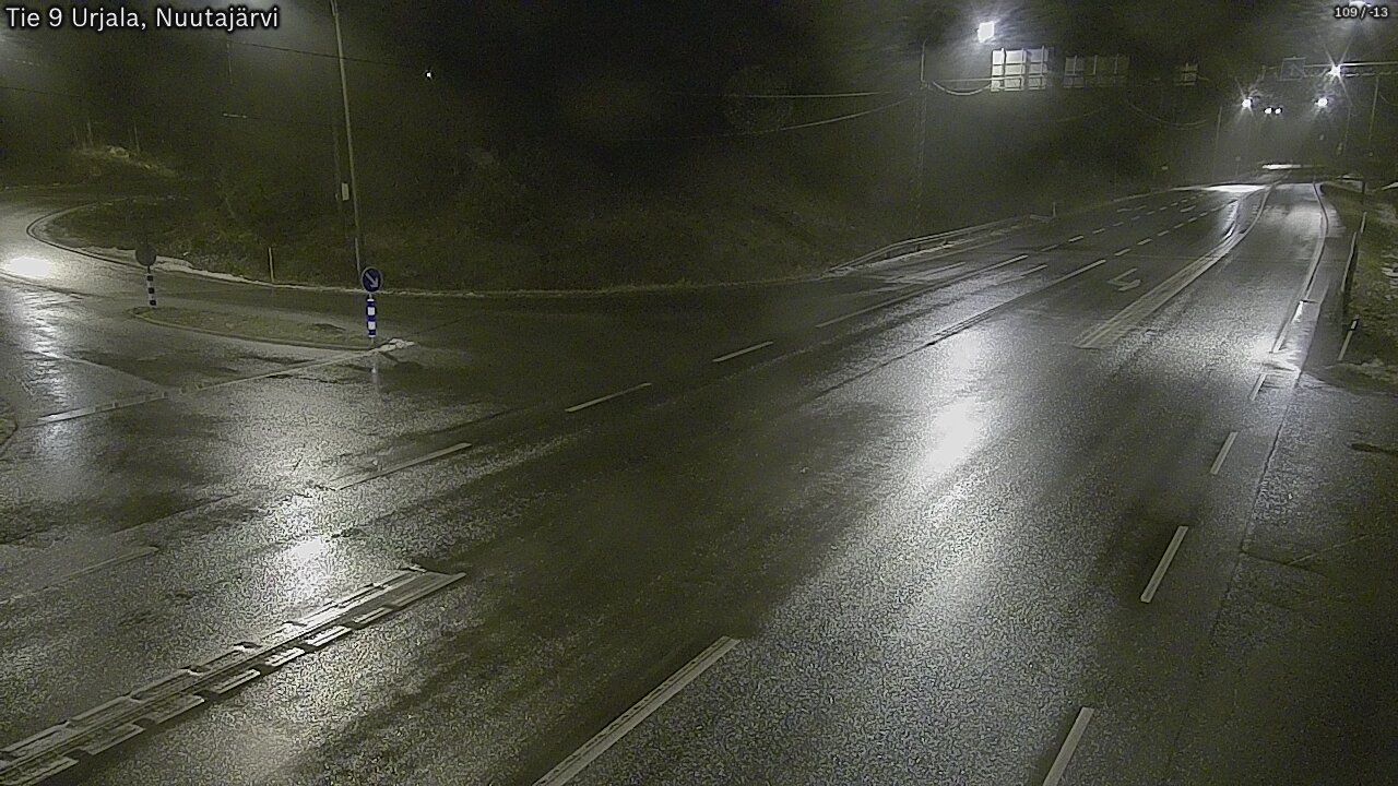 Weather Camera Image Väg 9 Urjala, Notsjö, Urjala, Pirkanmaa