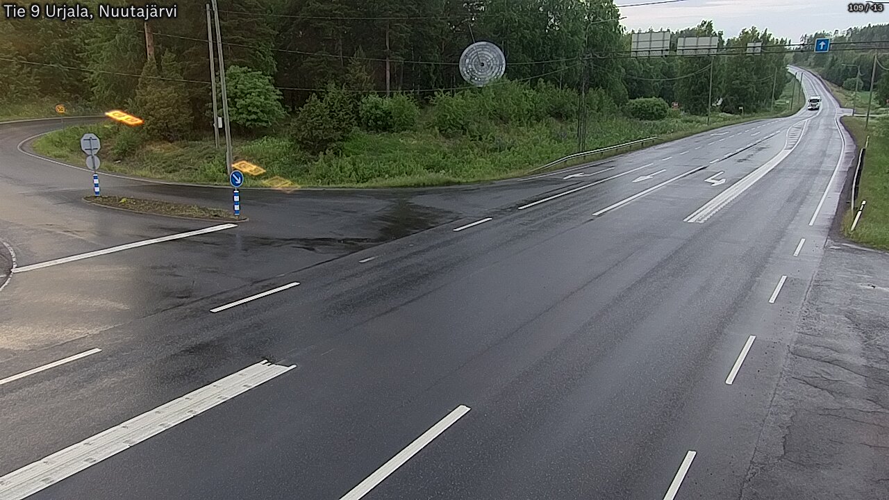 Kelikamerat Kuva Tie 9 Urjala, Nuutajärvi, Urjala, Pirkanmaa