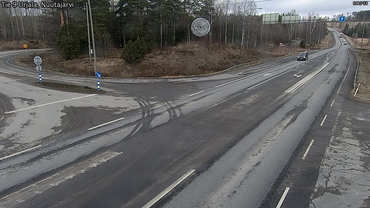 Weather Camera Image Road 9 Urjala, Nuutajärvi, Urjala, Pirkanmaa