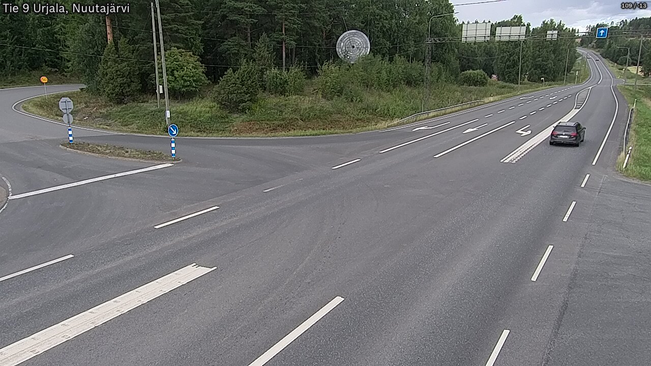 Kelikamerat Kuva Tie 9 Urjala, Nuutajärvi, Urjala, Pirkanmaa