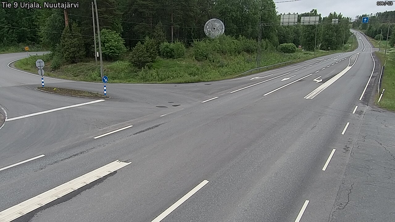 Kelikamerat Kuva Tie 9 Urjala, Nuutajärvi, Urjala, Pirkanmaa