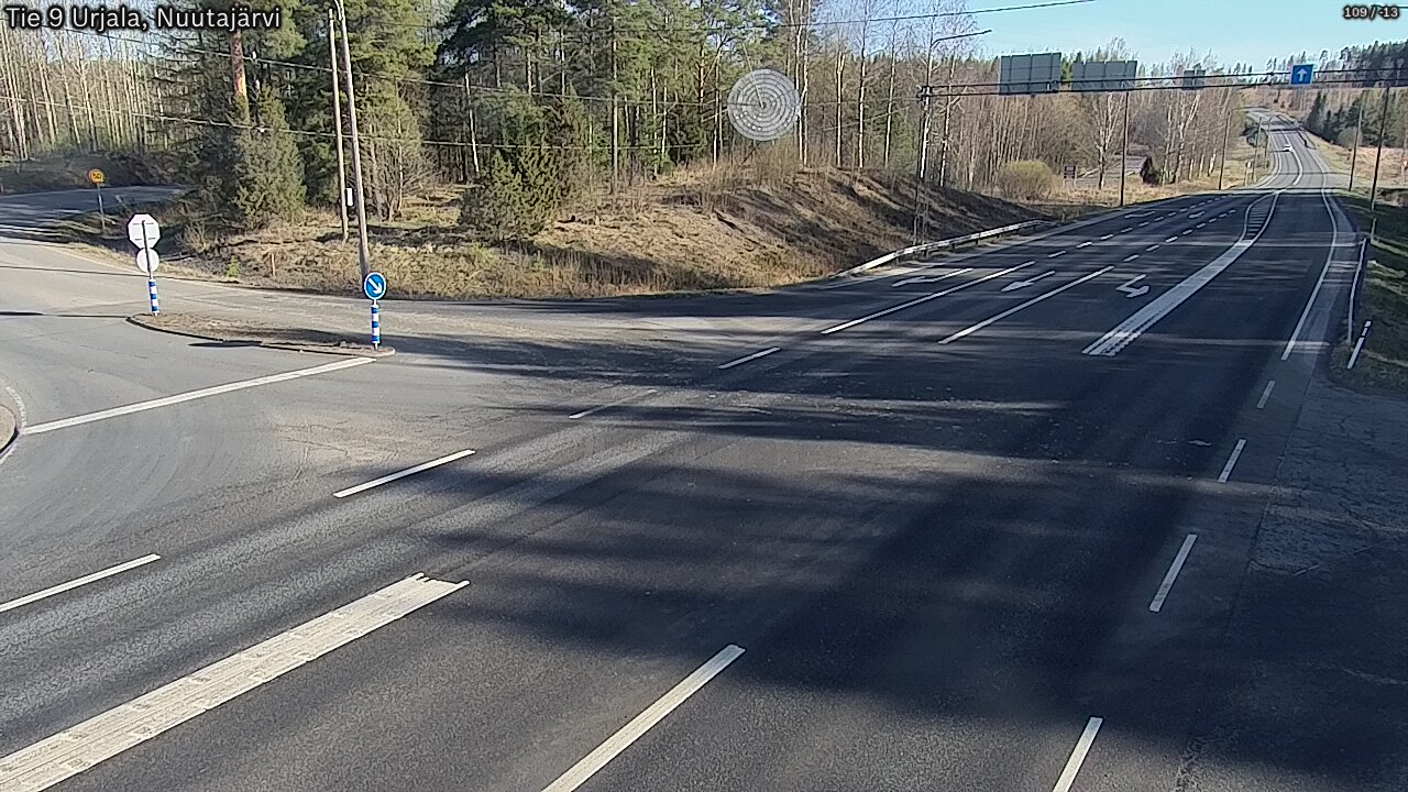 Kelikamerat Kuva Tie 9 Urjala, Nuutajärvi, Urjala, Pirkanmaa