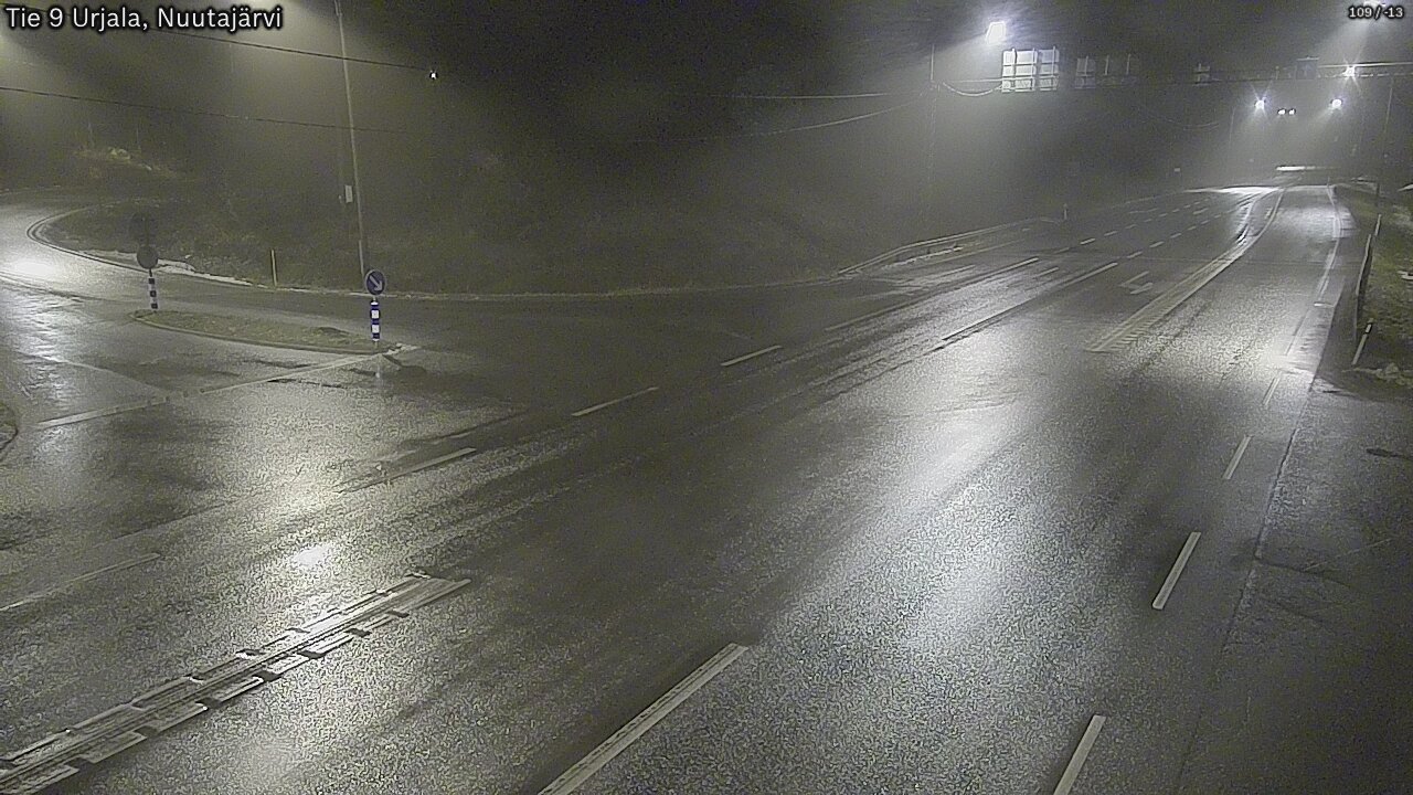 Weather Camera Image Väg 9 Urjala, Notsjö, Urjala, Pirkanmaa