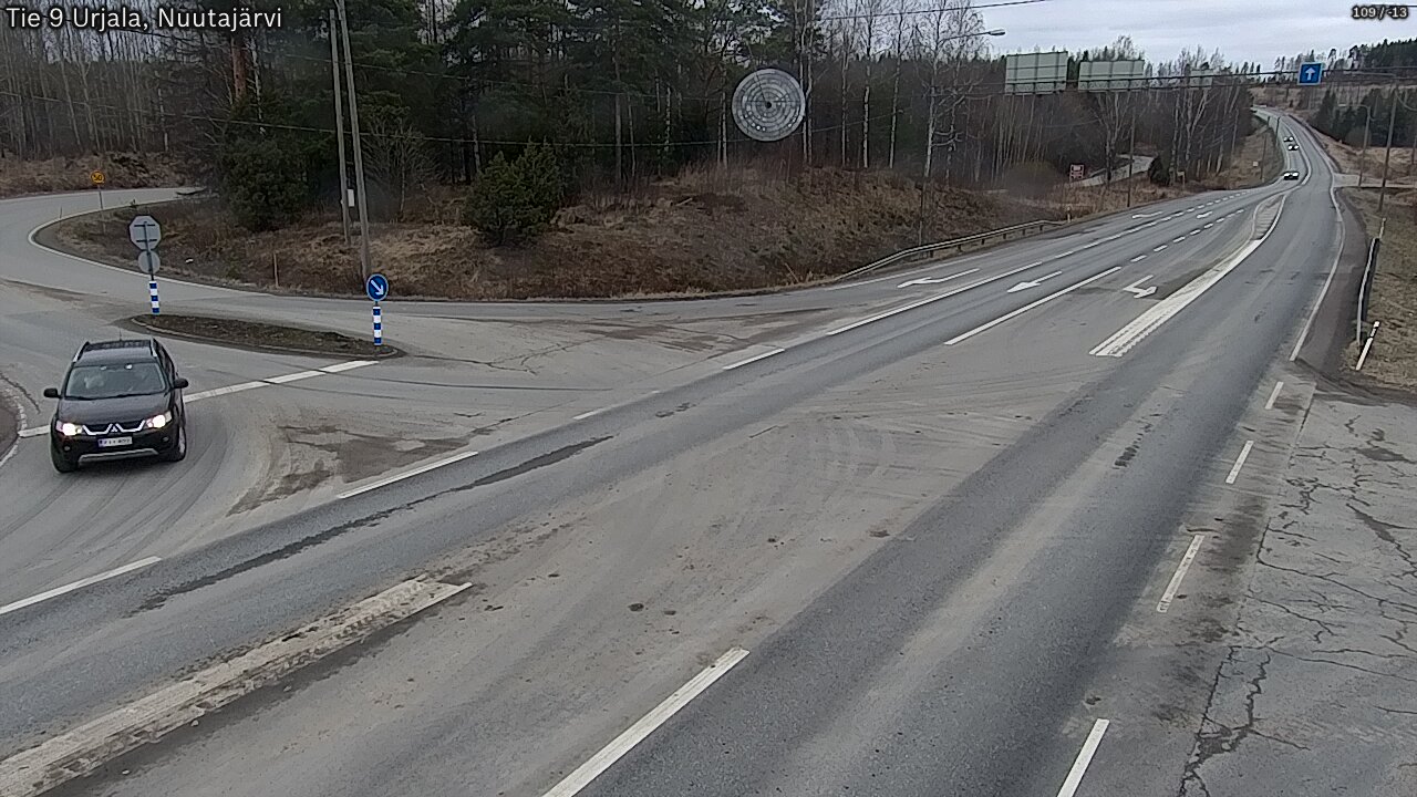 Kelikamerat Kuva Tie 9 Urjala, Nuutajärvi, Urjala, Pirkanmaa