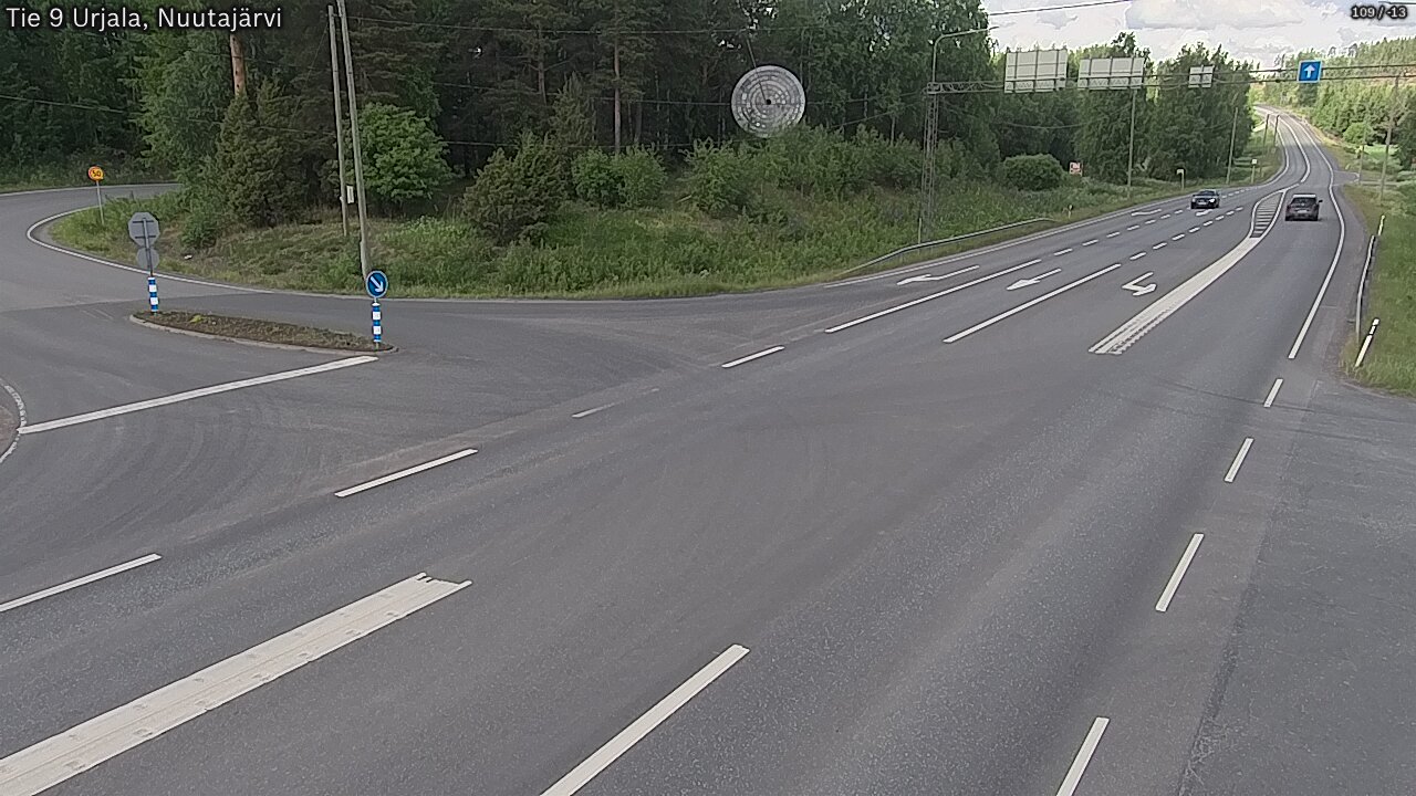 Kelikamerat Kuva Tie 9 Urjala, Nuutajärvi, Urjala, Pirkanmaa