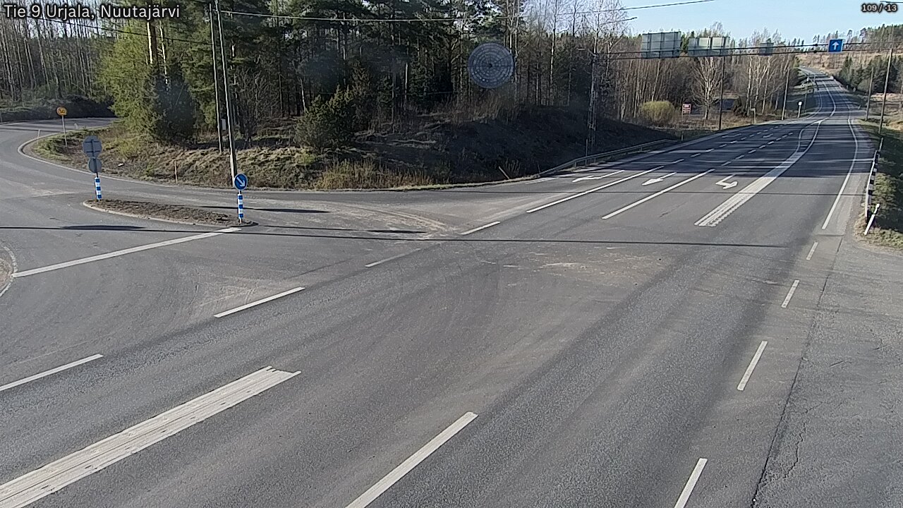 Kelikamerat Kuva Tie 9 Urjala, Nuutajärvi, Urjala, Pirkanmaa