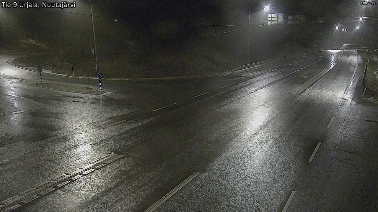 Weather Camera Image Väg 9 Urjala, Notsjö, Urjala, Pirkanmaa