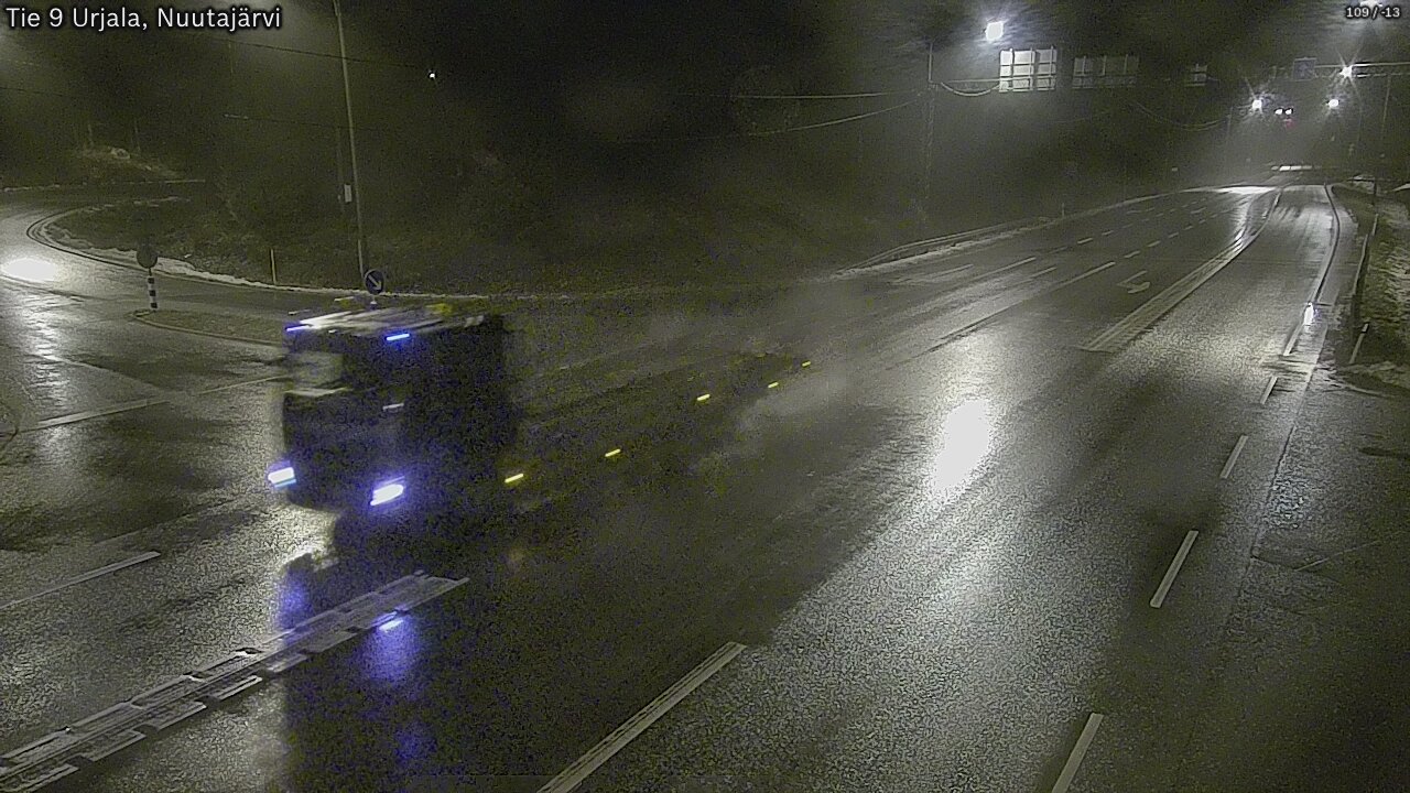 Weather Camera Image Väg 9 Urjala, Notsjö, Urjala, Pirkanmaa