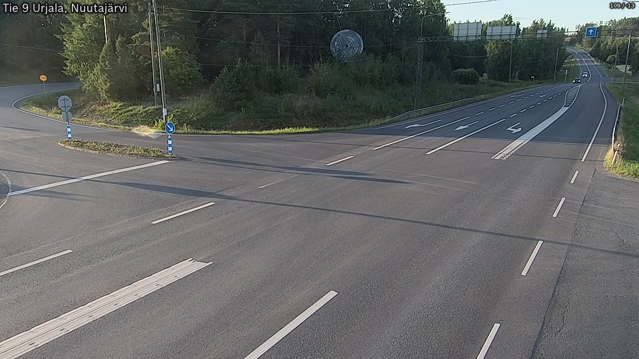 Kelikamerat Kuva Tie 9 Urjala, Nuutajärvi, Urjala, Pirkanmaa
