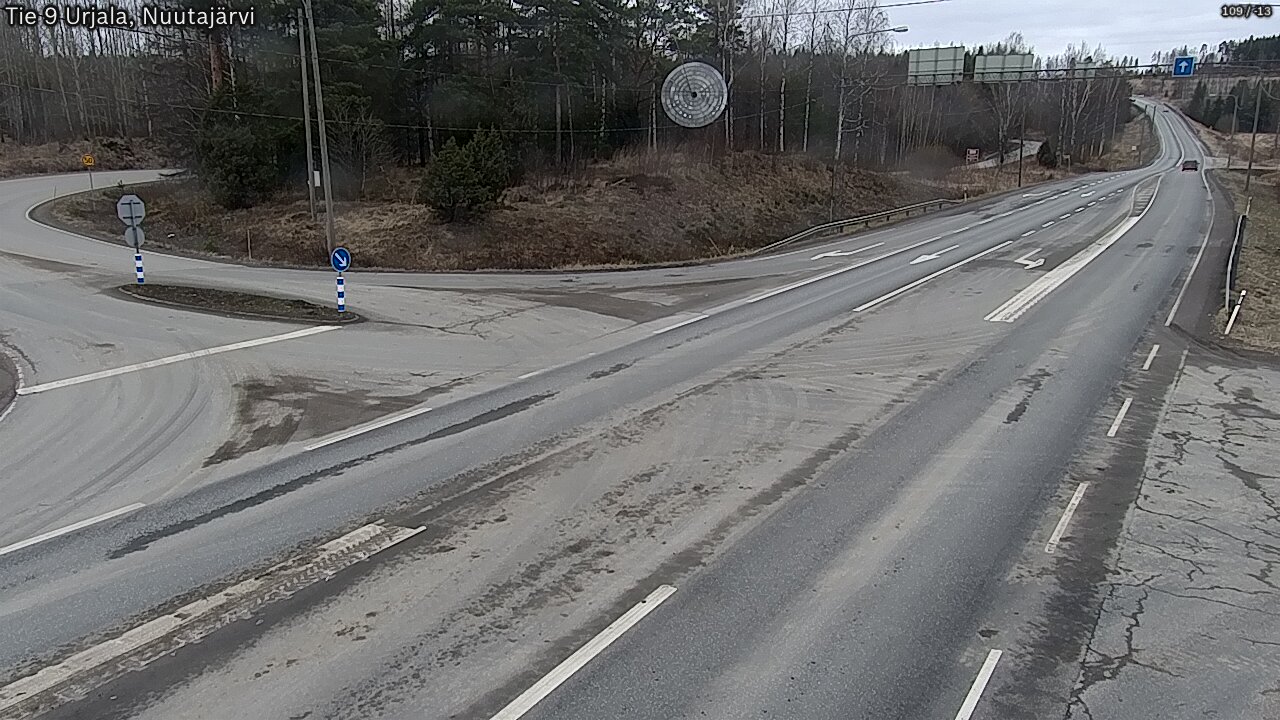 Kelikamerat Kuva Tie 9 Urjala, Nuutajärvi, Urjala, Pirkanmaa