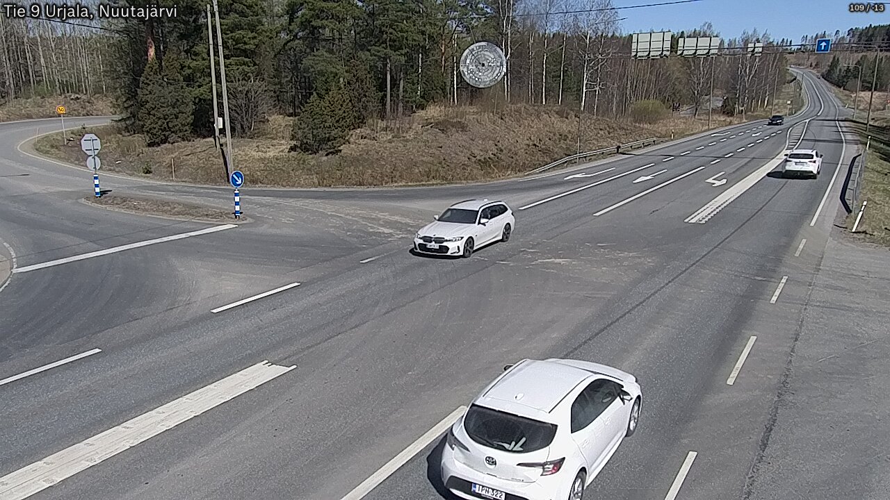 Kelikamerat Kuva Tie 9 Urjala, Nuutajärvi, Urjala, Pirkanmaa