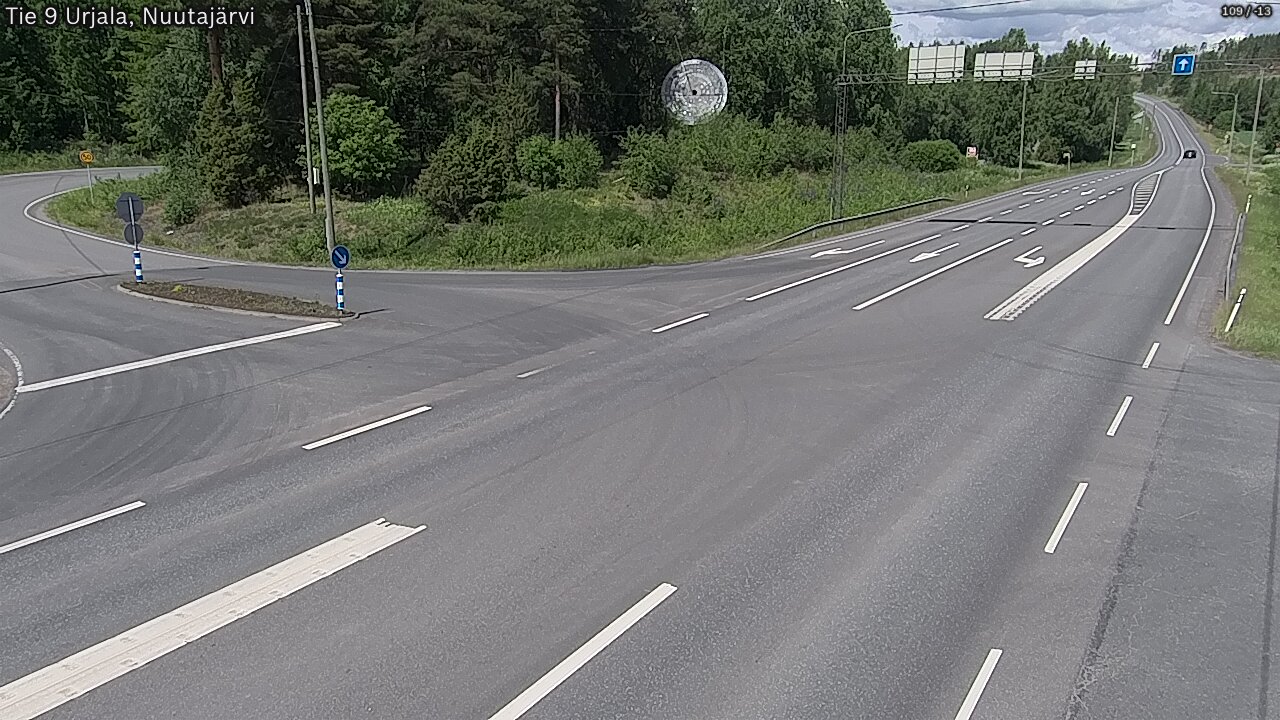 Kelikamerat Kuva Tie 9 Urjala, Nuutajärvi, Urjala, Pirkanmaa