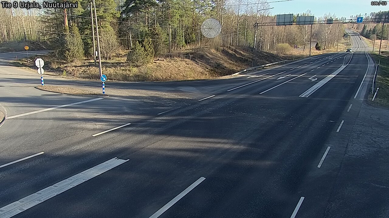 Kelikamerat Kuva Tie 9 Urjala, Nuutajärvi, Urjala, Pirkanmaa