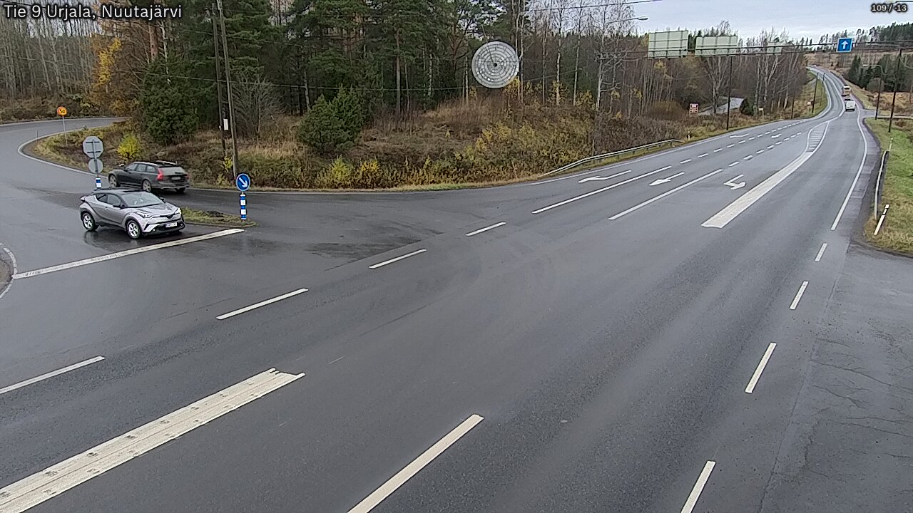 Kelikamerat Kuva Tie 9 Urjala, Nuutajärvi, Urjala, Pirkanmaa