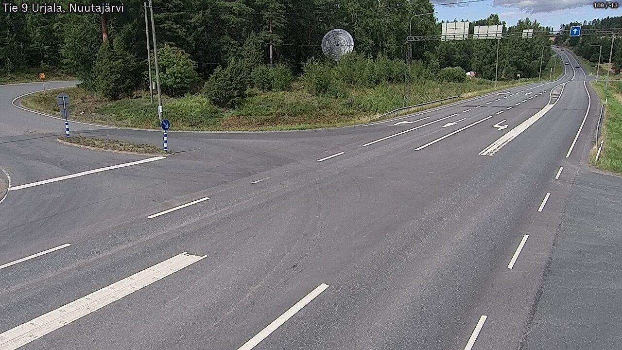 Kelikamerat Kuva Tie 9 Urjala, Nuutajärvi, Urjala, Pirkanmaa