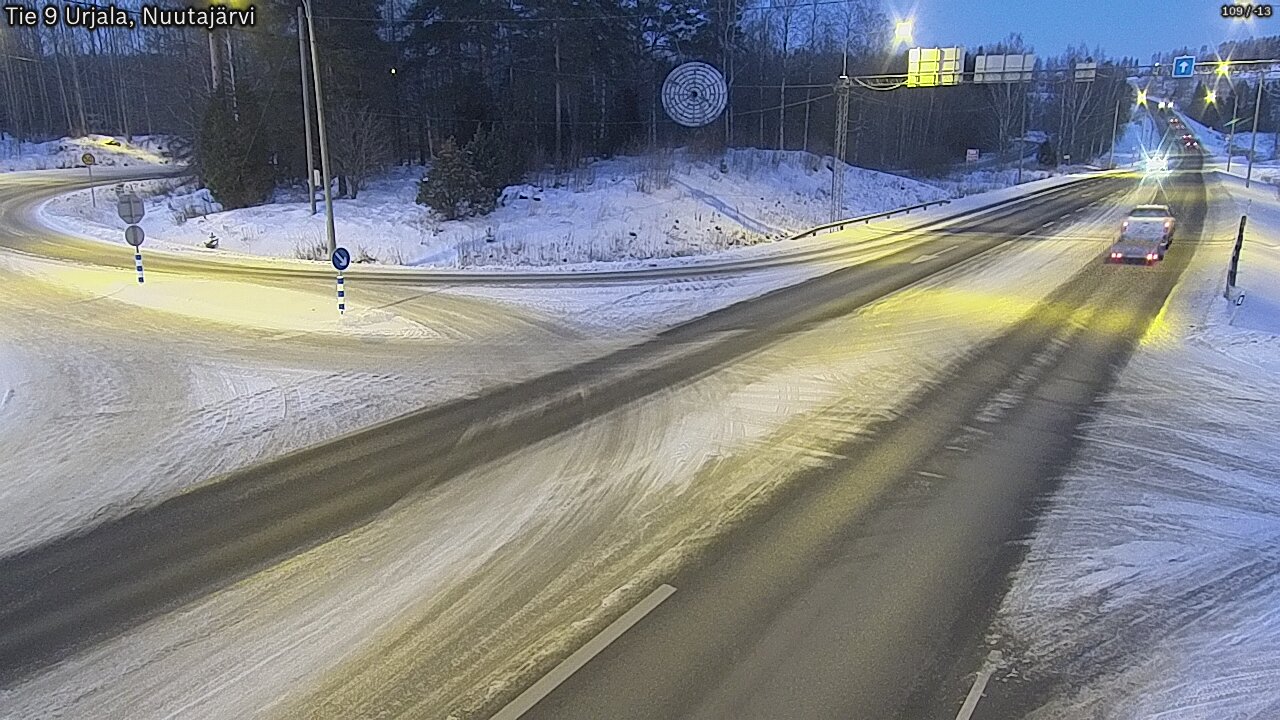 Kelikamerat Kuva Tie 9 Urjala, Nuutajärvi, Urjala, Pirkanmaa