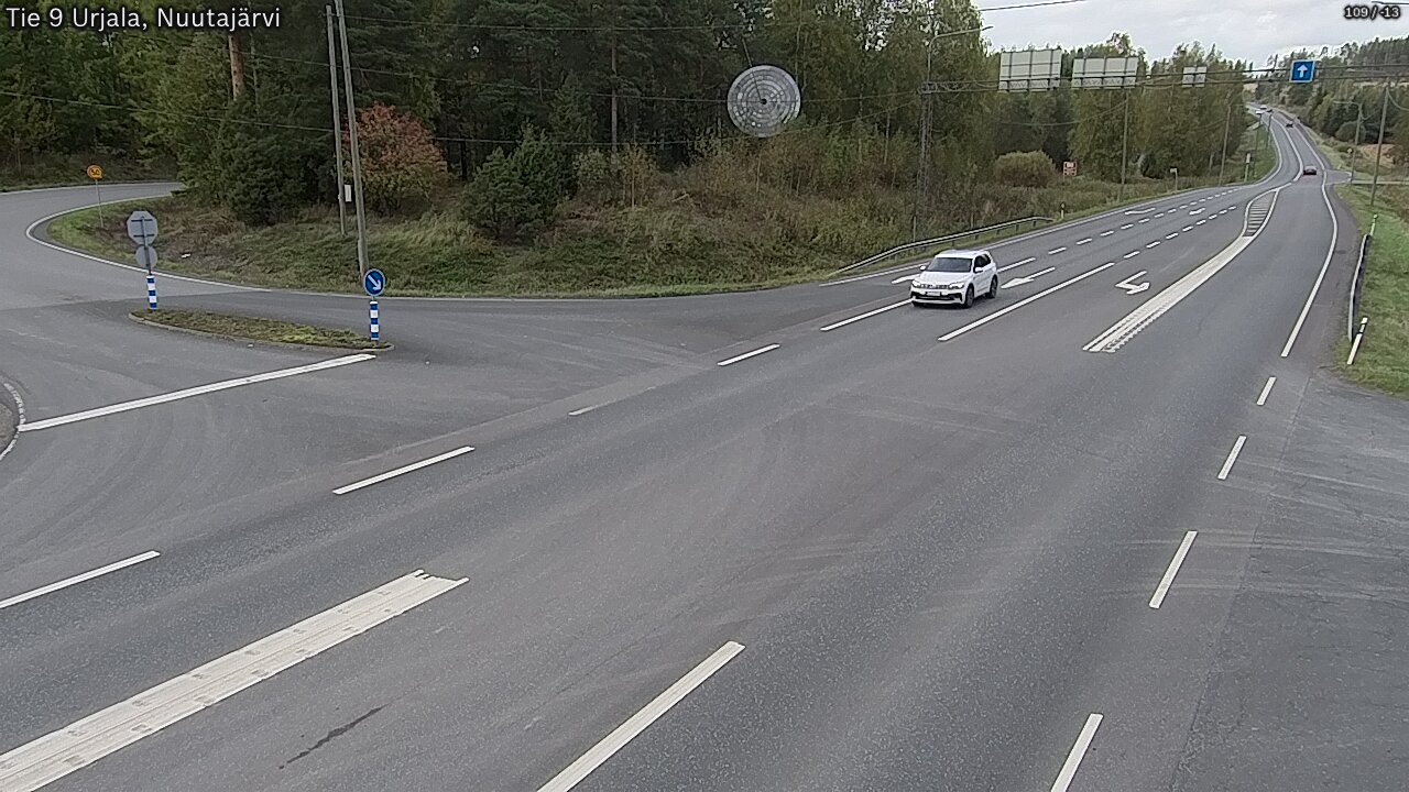 Kelikamerat Kuva Tie 9 Urjala, Nuutajärvi, Urjala, Pirkanmaa