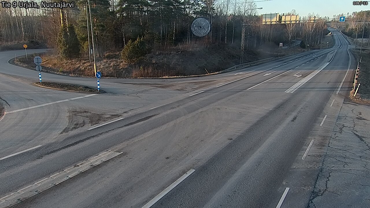 Weather Camera Image Road 9 Urjala, Nuutajärvi, Urjala, Pirkanmaa