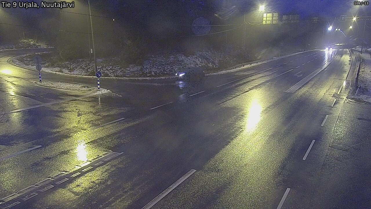 Weather Camera Image Väg 9 Urjala, Notsjö, Urjala, Pirkanmaa