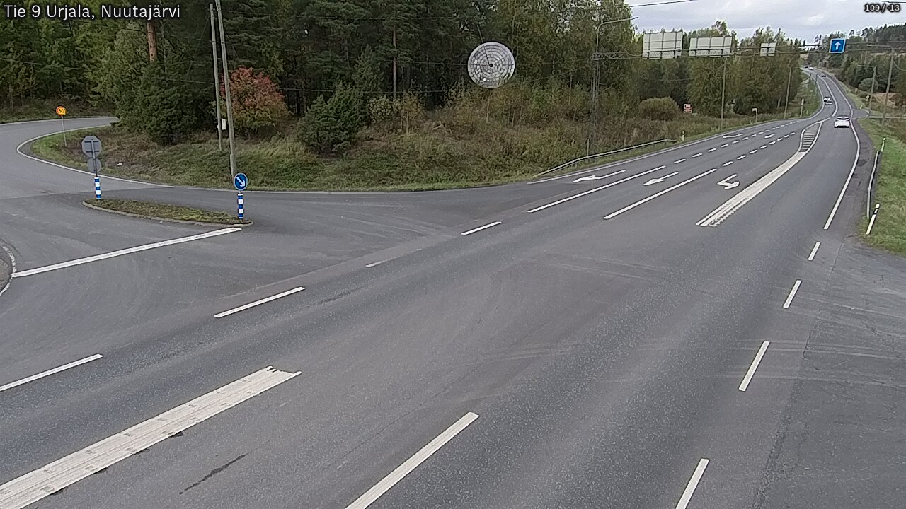 Kelikamerat Kuva Tie 9 Urjala, Nuutajärvi, Urjala, Pirkanmaa