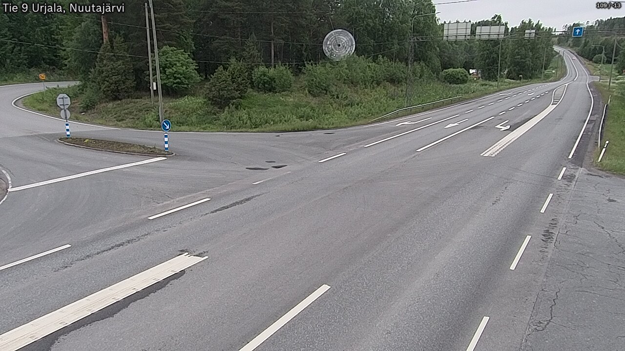Kelikamerat Kuva Tie 9 Urjala, Nuutajärvi, Urjala, Pirkanmaa