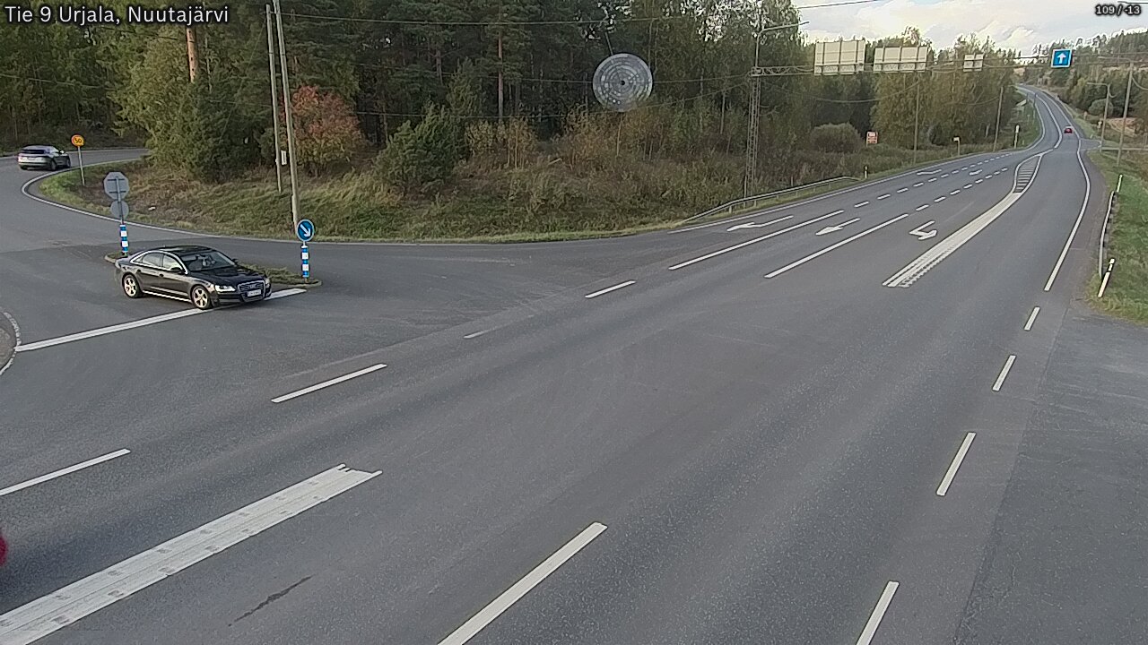 Weather Camera Image Väg 9 Urjala, Notsjö, Urjala, Pirkanmaa
