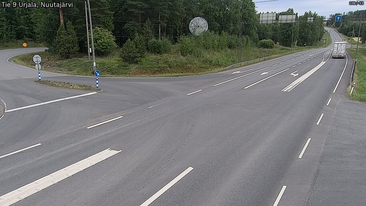 Kelikamerat Kuva Tie 9 Urjala, Nuutajärvi, Urjala, Pirkanmaa