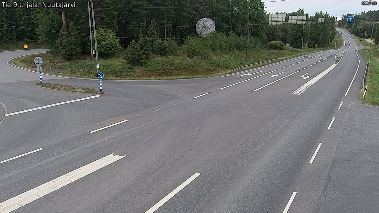 Weather Camera Image Road 9 Urjala, Nuutajärvi, Urjala, Pirkanmaa