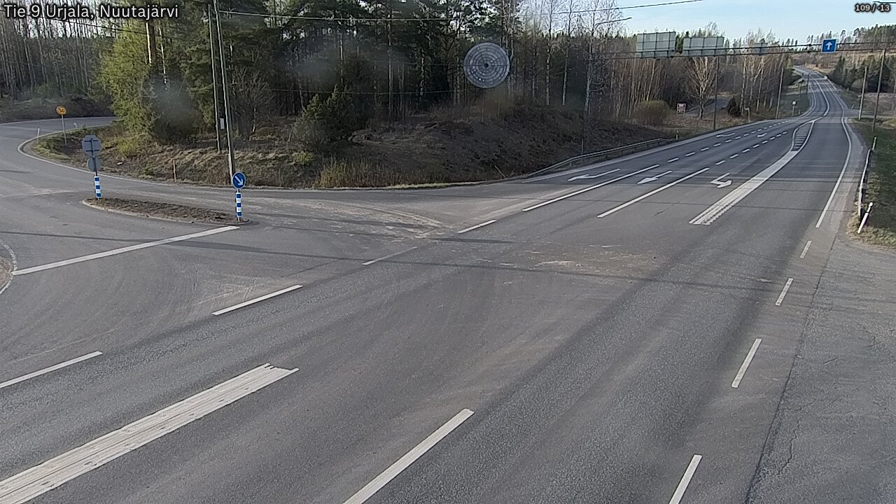 Kelikamerat Kuva Tie 9 Urjala, Nuutajärvi, Urjala, Pirkanmaa