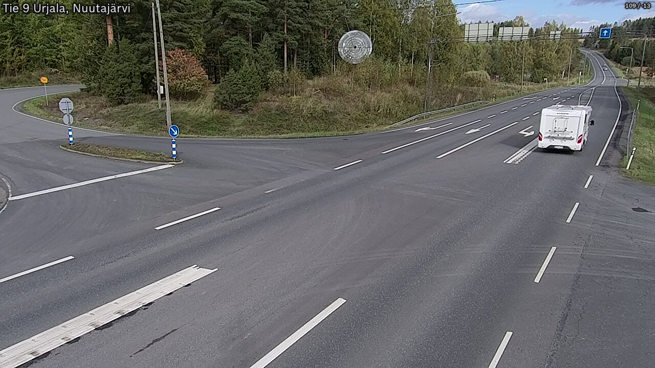 Kelikamerat Kuva Tie 9 Urjala, Nuutajärvi, Urjala, Pirkanmaa
