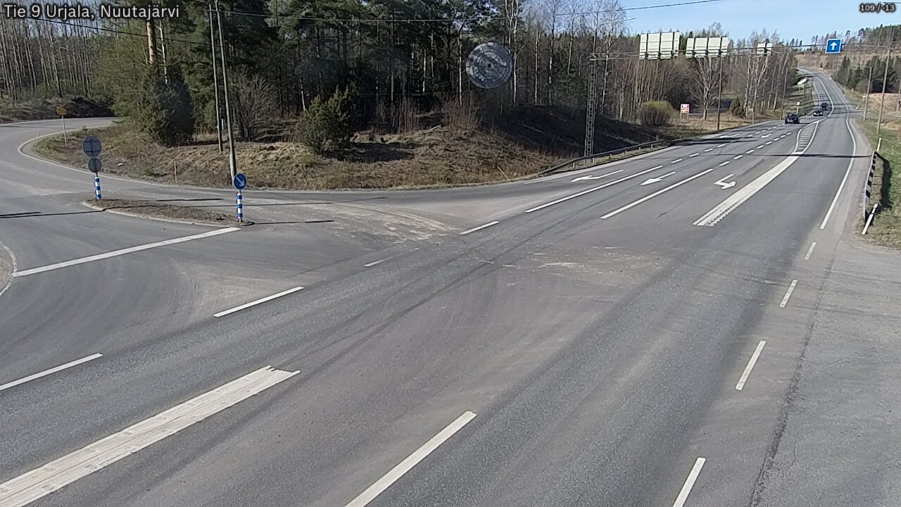 Kelikamerat Kuva Tie 9 Urjala, Nuutajärvi, Urjala, Pirkanmaa