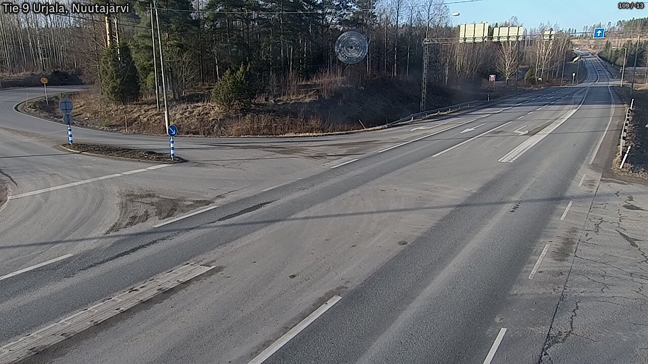Weather Camera Image Road 9 Urjala, Nuutajärvi, Urjala, Pirkanmaa