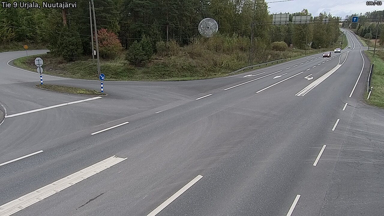 Kelikamerat Kuva Tie 9 Urjala, Nuutajärvi, Urjala, Pirkanmaa