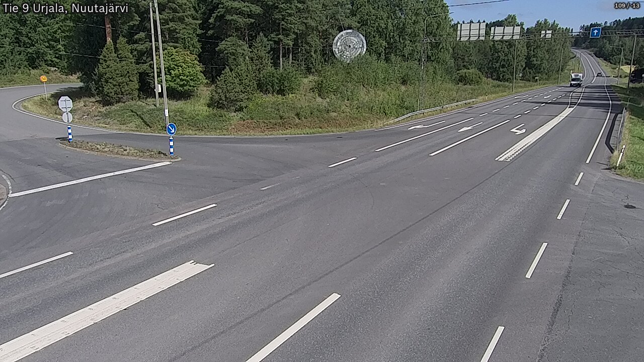Kelikamerat Kuva Tie 9 Urjala, Nuutajärvi, Urjala, Pirkanmaa