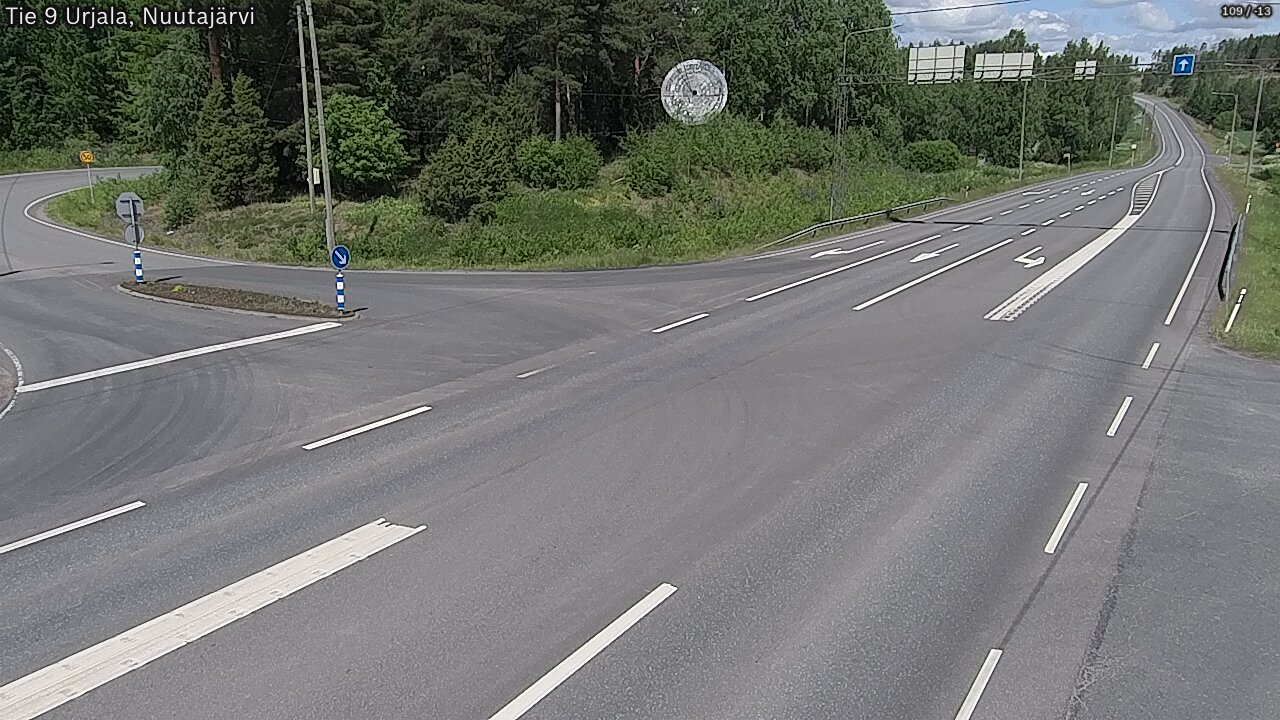 Kelikamerat Kuva Tie 9 Urjala, Nuutajärvi, Urjala, Pirkanmaa