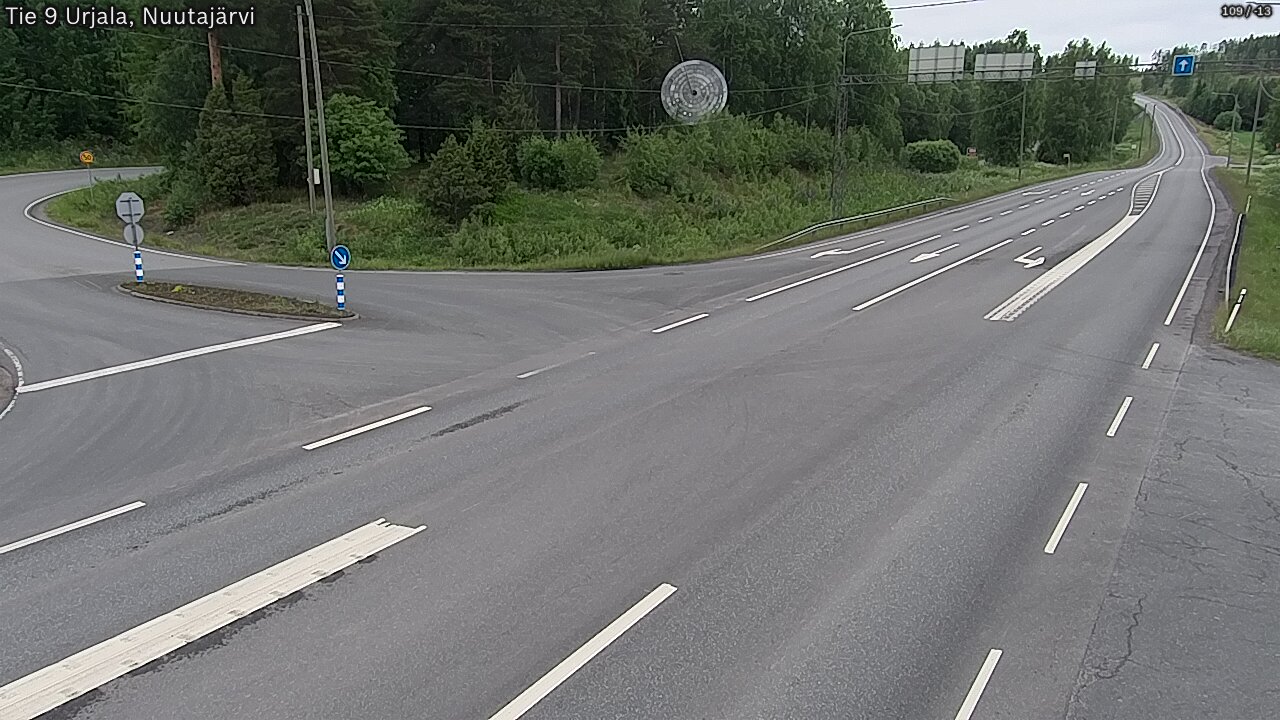 Kelikamerat Kuva Tie 9 Urjala, Nuutajärvi, Urjala, Pirkanmaa