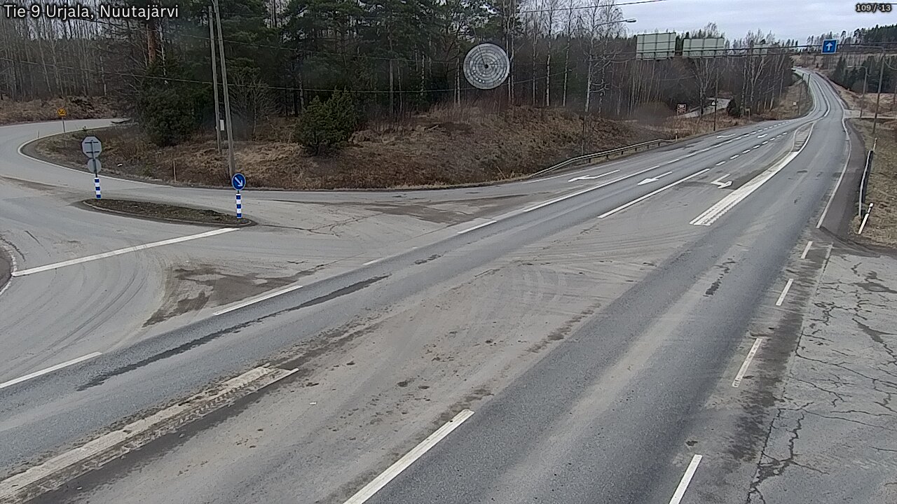 Kelikamerat Kuva Tie 9 Urjala, Nuutajärvi, Urjala, Pirkanmaa