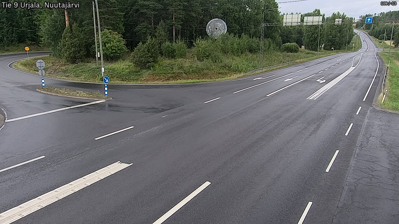 Kelikamerat Kuva Tie 9 Urjala, Nuutajärvi, Urjala, Pirkanmaa